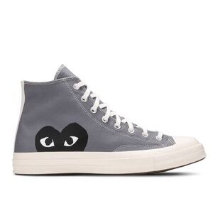 2021 Comme des Garçons PLAY x Converse Chuck 70 High 'Steel Gray